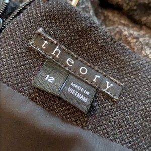 Theory Wool-Blend Gida Skirt